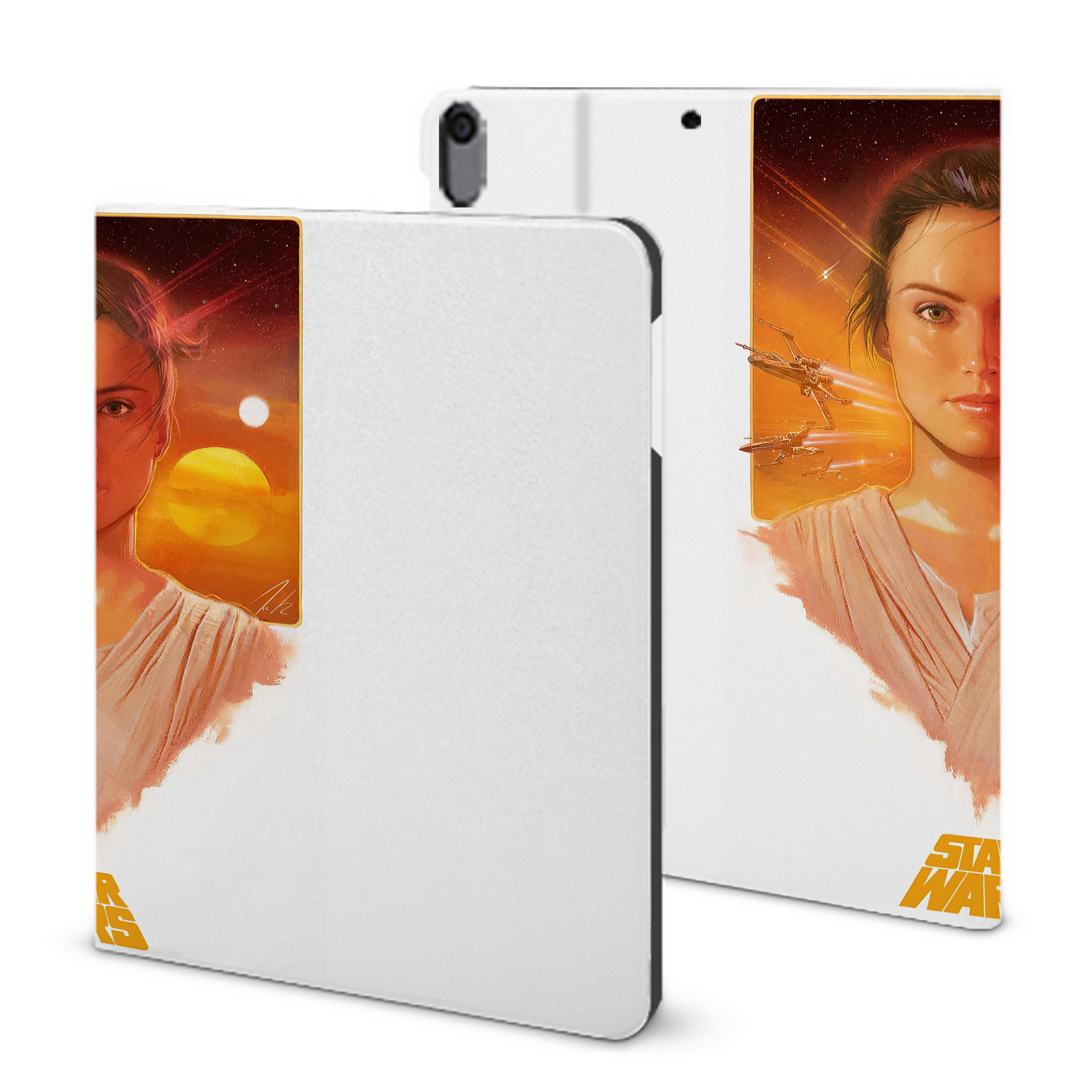 （画像用） スター・ウォーズ Star Wars IPad ケース ブック型 PUレザー TPU 耐衝撃 軽量 薄型 ペン収納なし 全面保護 IPad 各モデル対応